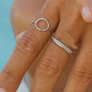 Twenty Compass Set of 2 size 8 rings